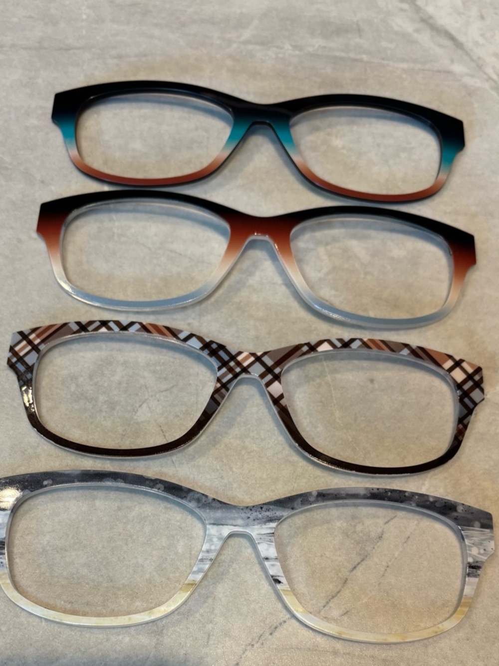 PAIR Top Frames for Addison - Rusts, blues & greys - Picture 3 of 4